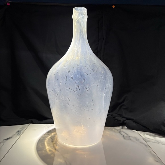 Elegant Frosted Glass Vase - Picture 4 of 4